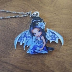 Fairy necklace with 16in chain